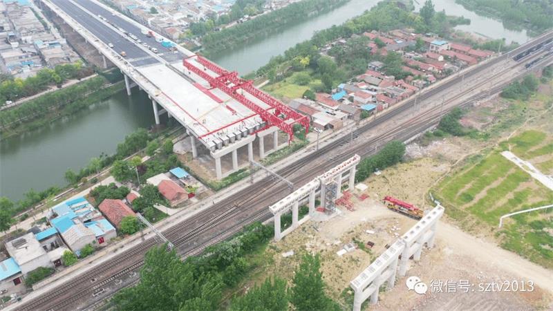 宿州市銀河路一路上跨京滬鐵路立交橋路基、給排水、河道整治工程