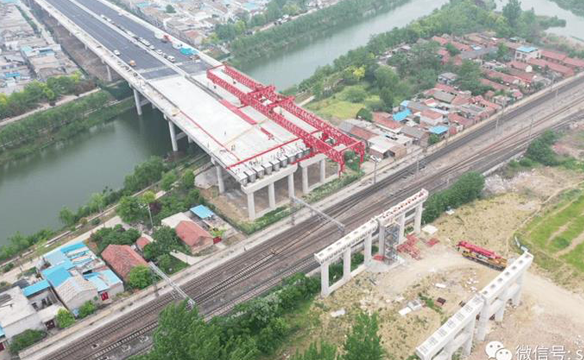 宿州市銀河路一路上跨京滬鐵路立交橋路基、給排水、河道整治工程